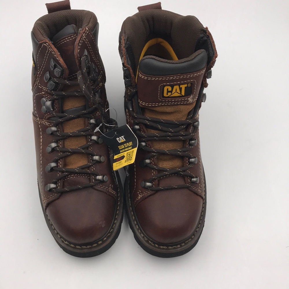 Caterpillar Alaska 2.0 Brown Leather Work Boots